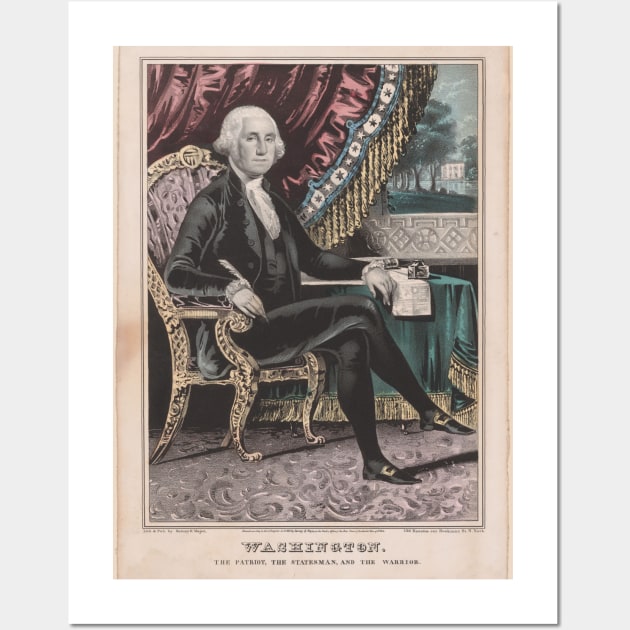 George Washington: The Indispensable Man Wall Art by Retro Patriot